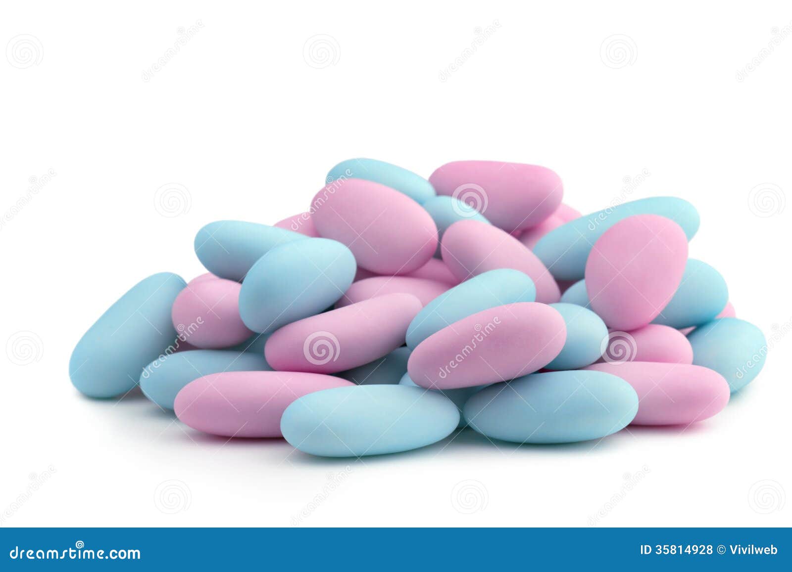 Heap of confetti stock photo. Image of christening, bonbonniere 35814928