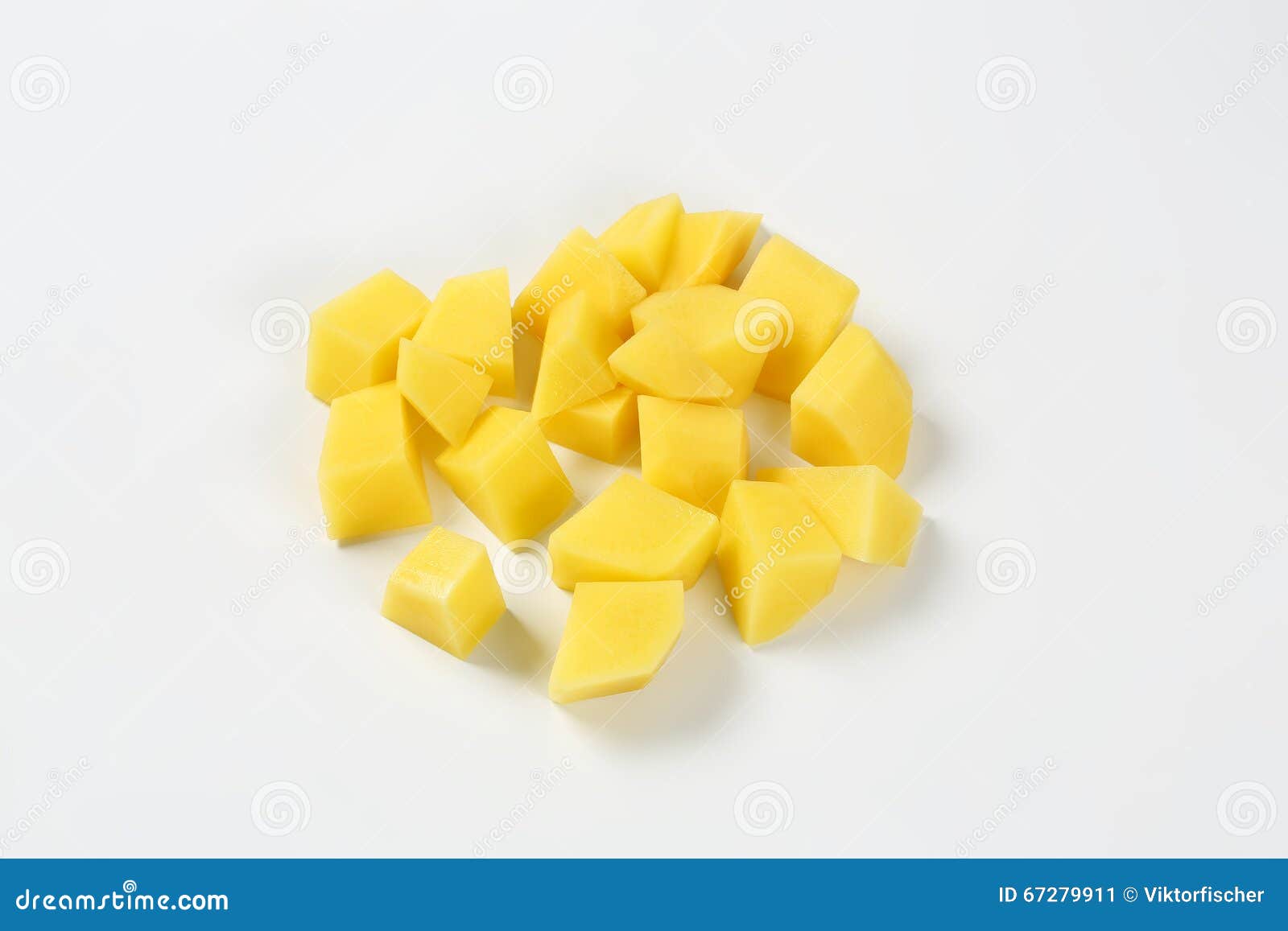 Heap of diced potatoes stock image. Image of white, heap 67279911