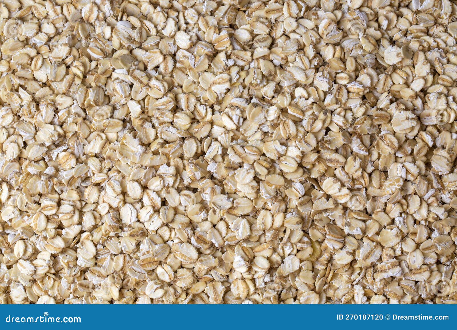 Heap of Dry Rolled Oats Isolated Stock Photo Image of seed, porridge