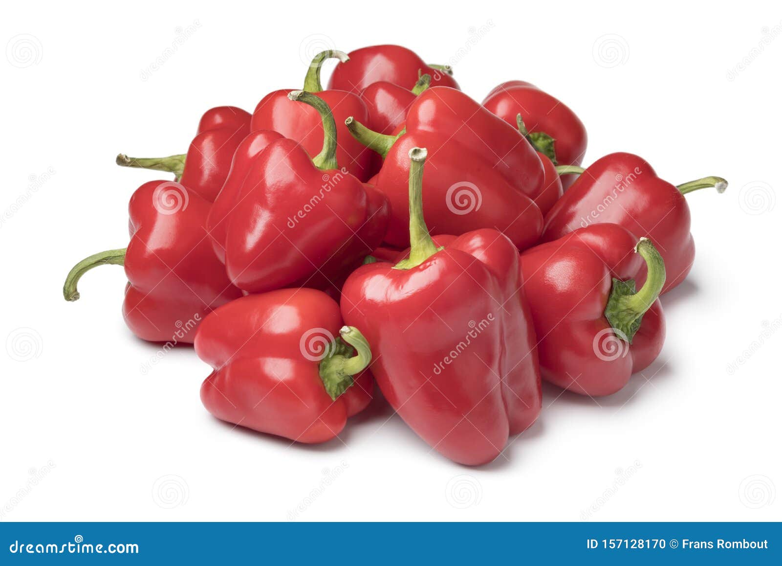 Heap of Fresh Raw Mini Red Bell Peppers Stock Photo Image of food