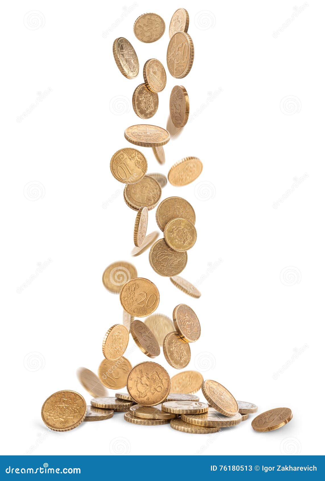 Gold Coin Falling To Ground Stock Photos Free & RoyaltyFree Stock