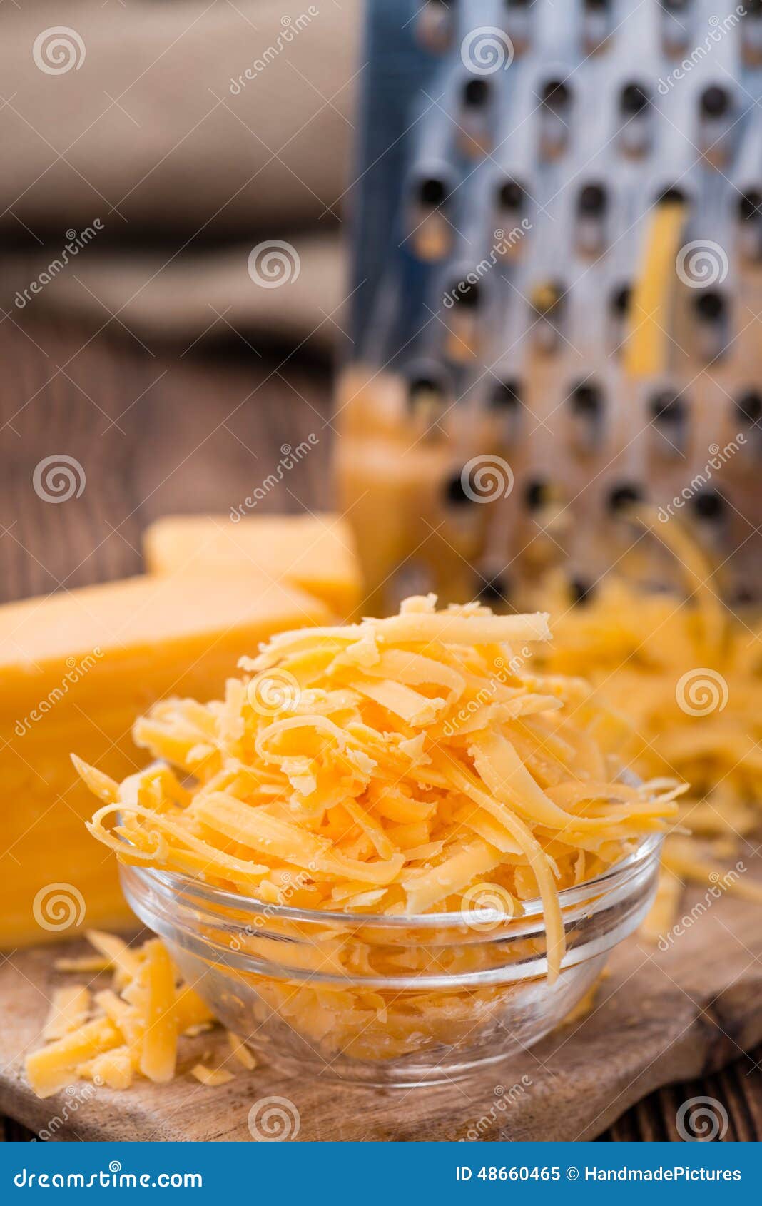 Heap of grated Cheddar stock image. Image of delicious 48660465