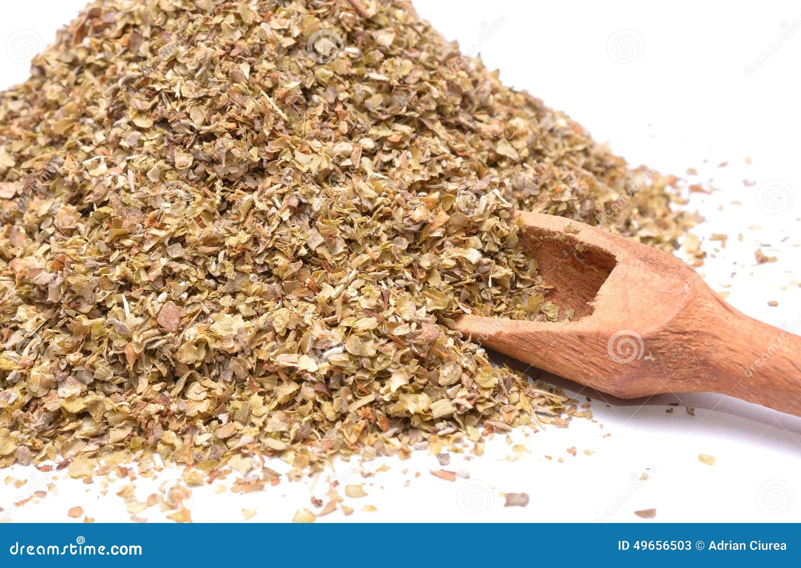 Heap of Ground Marjoram Leaves Stock Image Image of kitchen