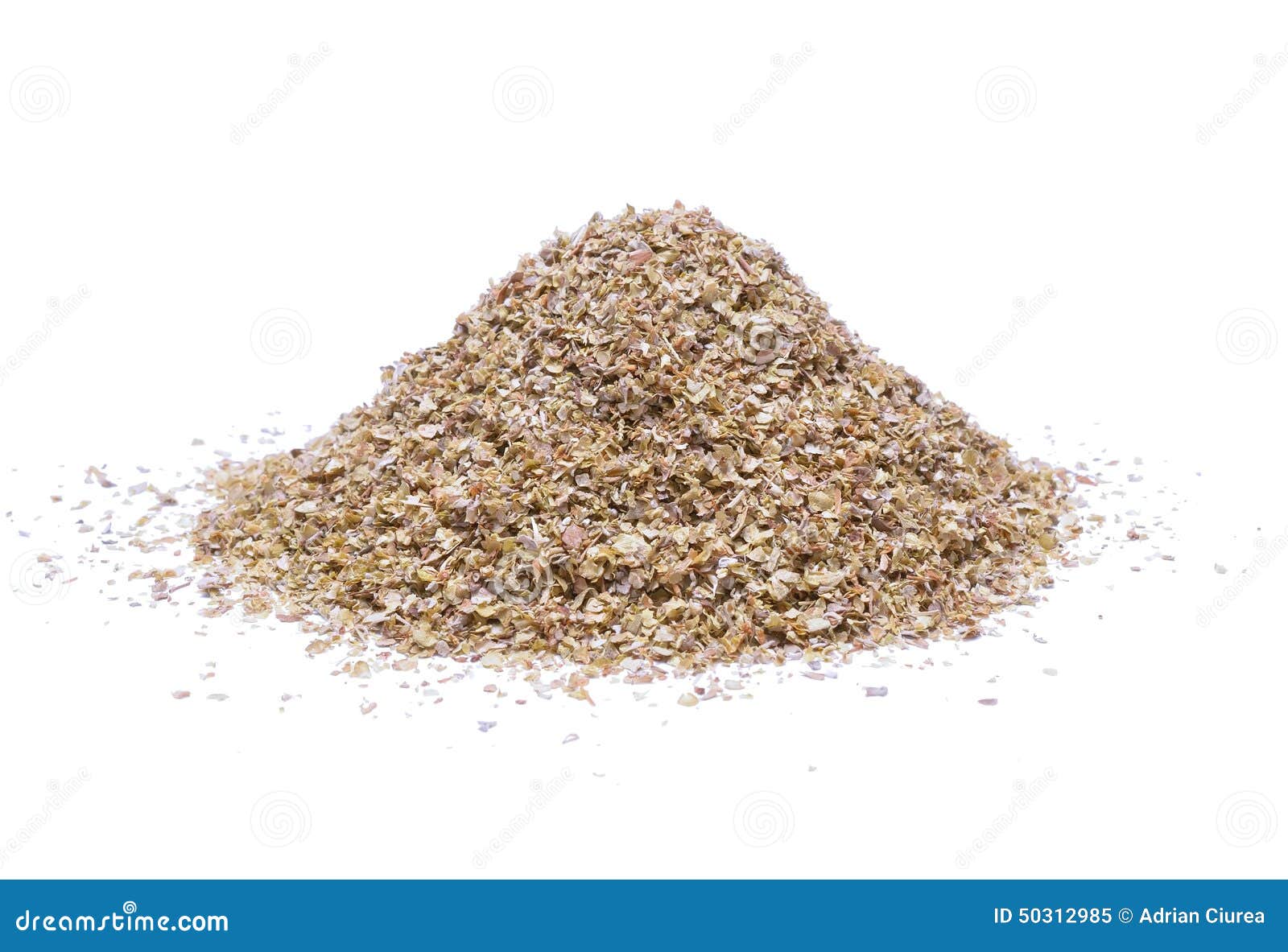 Heap of Ground Marjoram Leaves Stock Image Image of kitchen, closeup