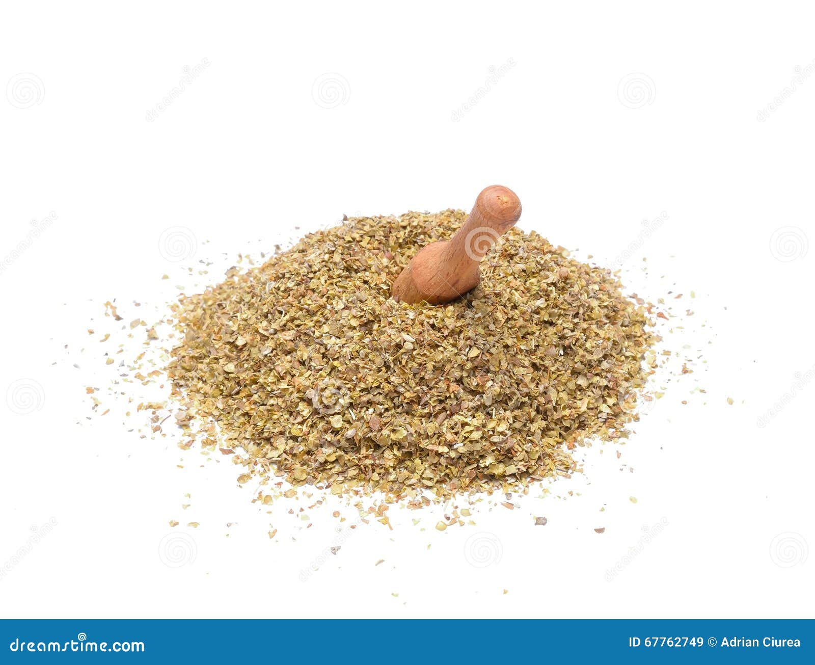 Heap of Ground Marjoram Leaves Stock Image Image of kitchen, marjoram