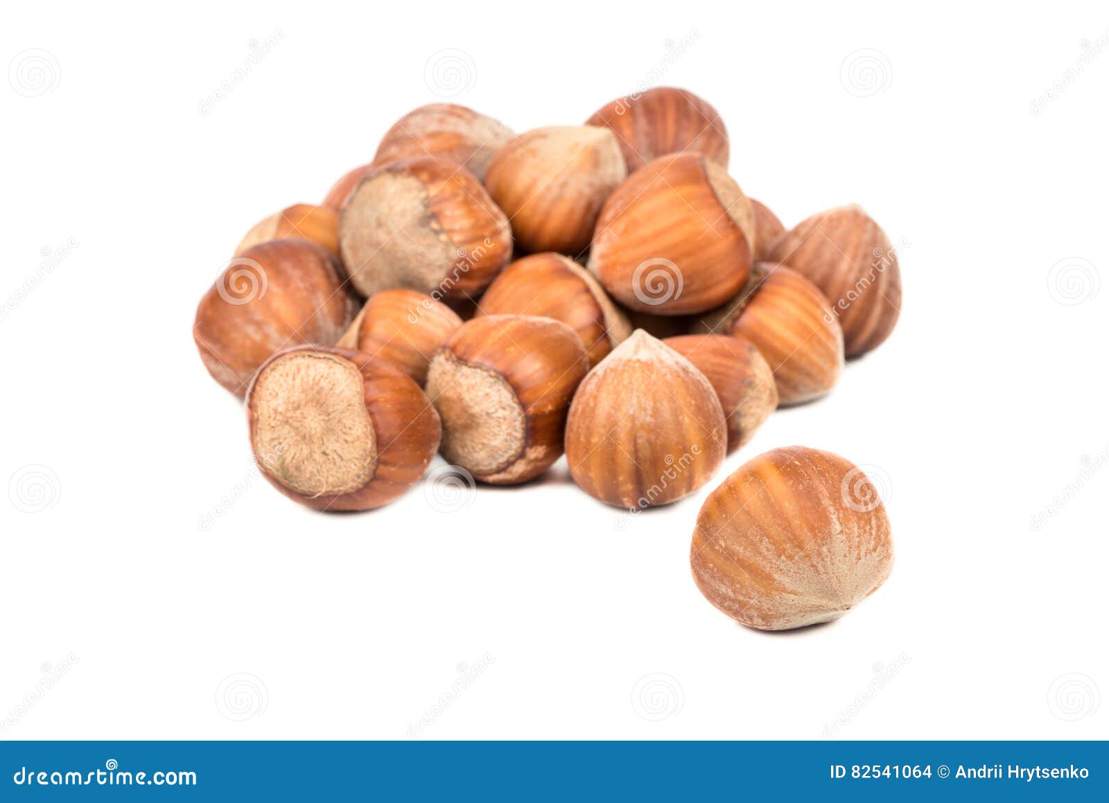 Heap hazelnuts in shell stock photo. Image of hazelnut 82541064