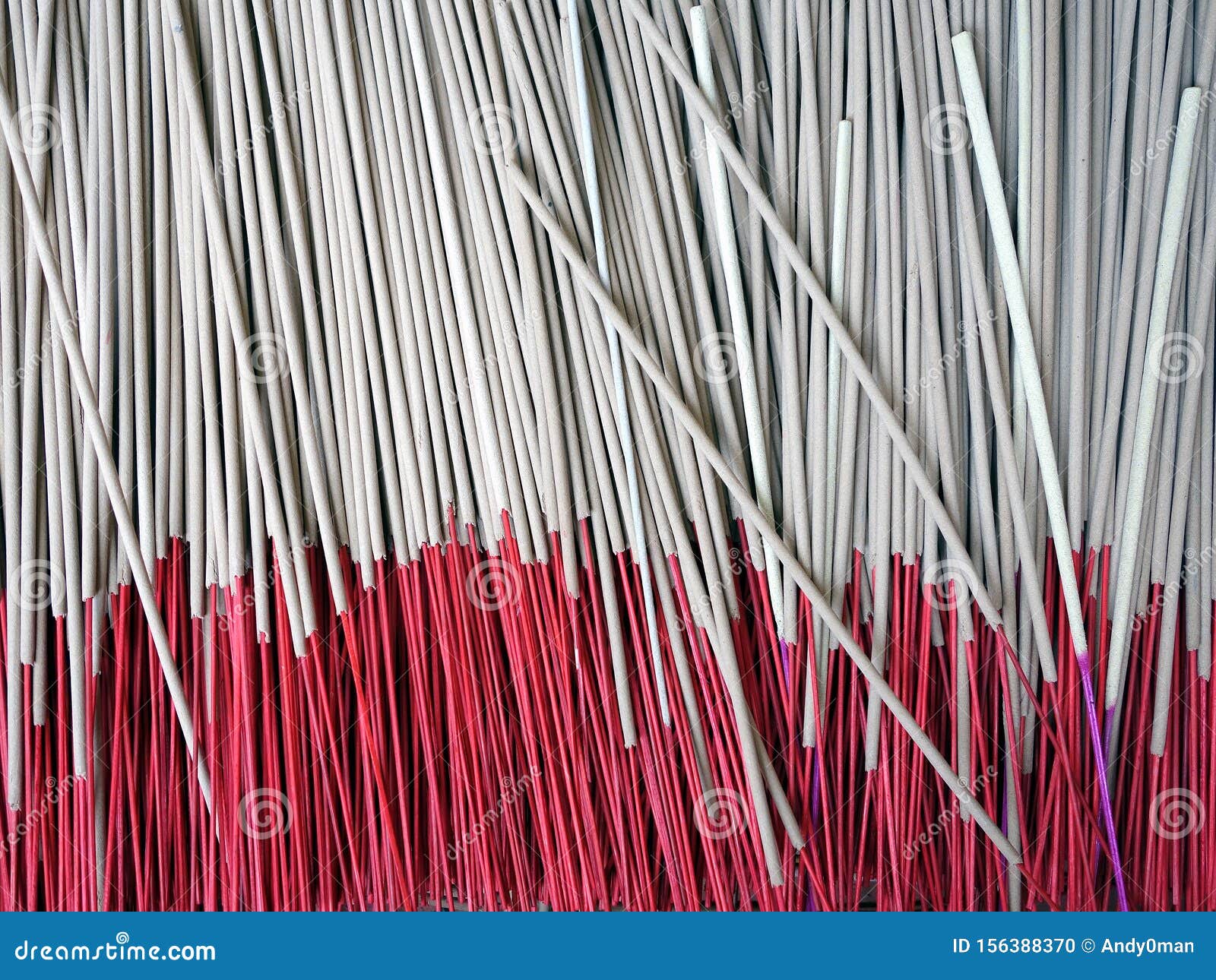 heap of incense sticks, made from aromatic plant materials