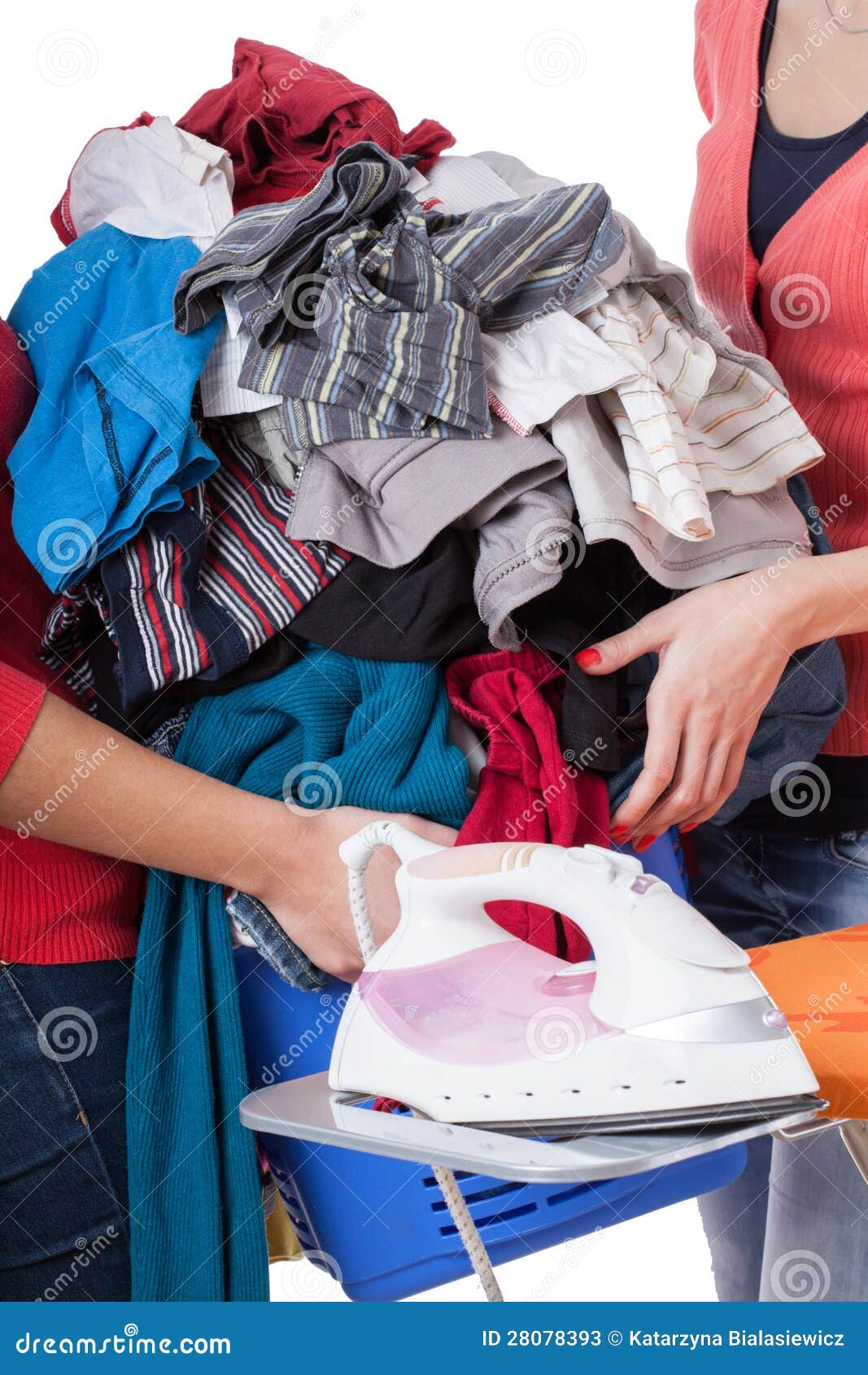 Heap of laundry stock image. Image of dirty, basket, domestic 28078393