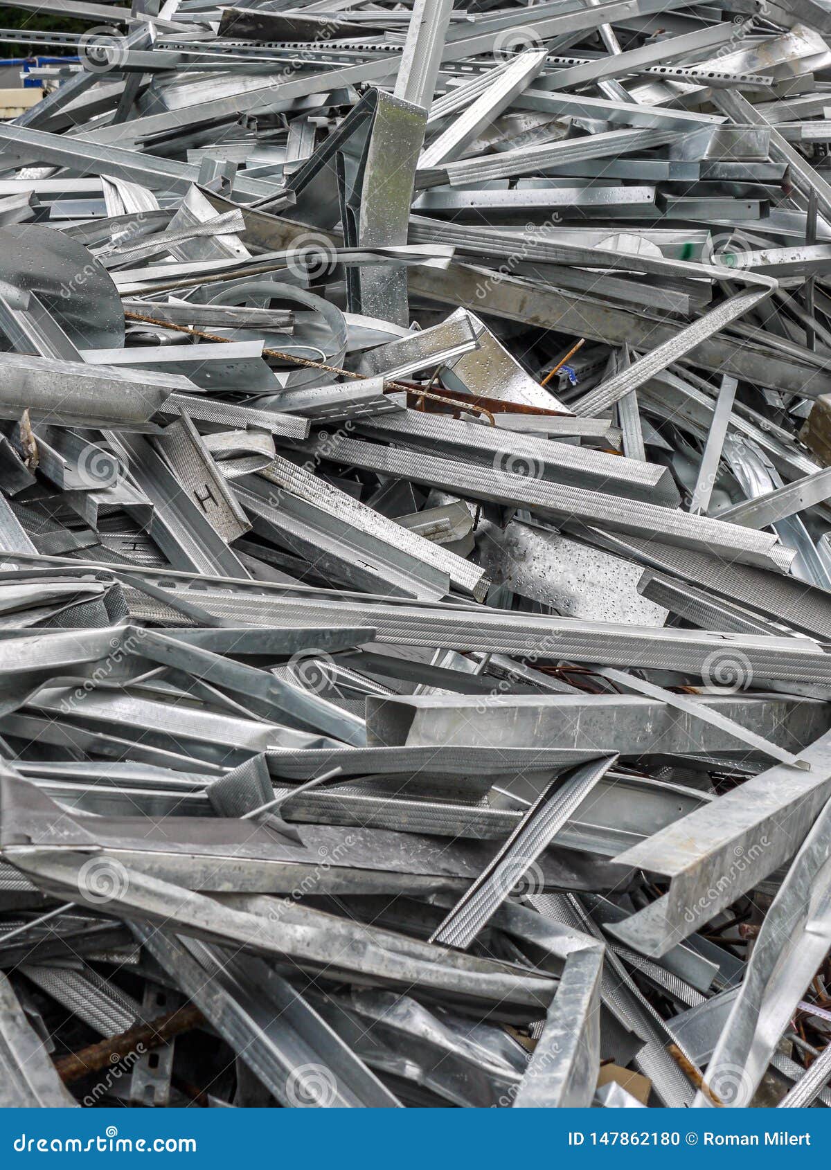 Heap of metal scrap stock photo. Image of junk, recycle 147862180