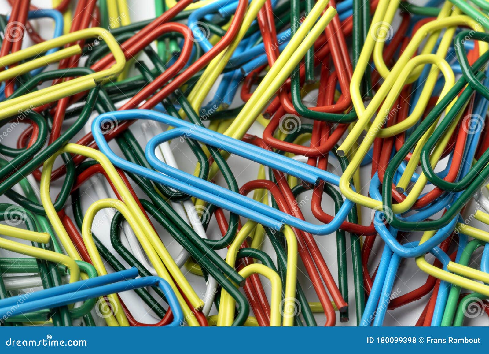 Colored Paperclips Stock Photography 102249770