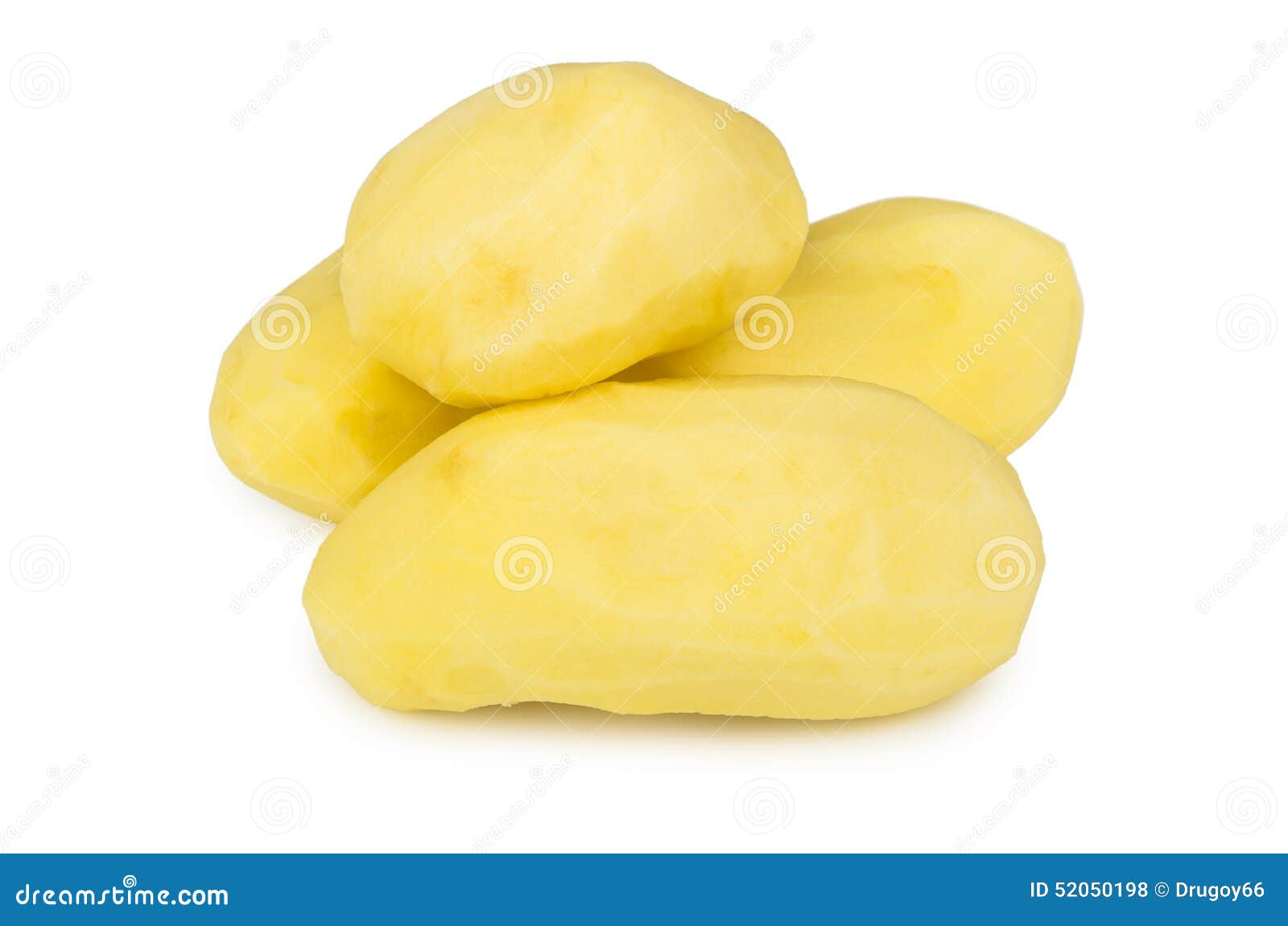 Heap of Peeled Raw Potatoes Stock Photo Image of peeled, close 52050198