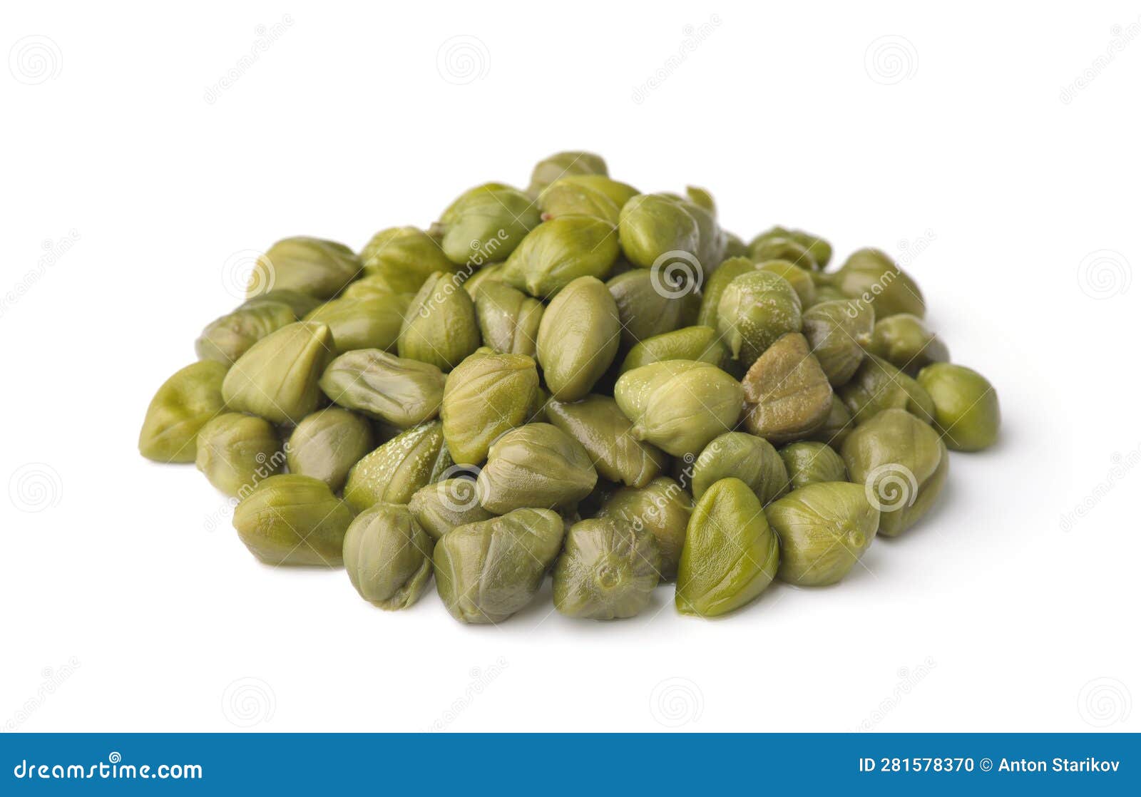 Heap of pickled capers stock photo. Image of condiment 281578370