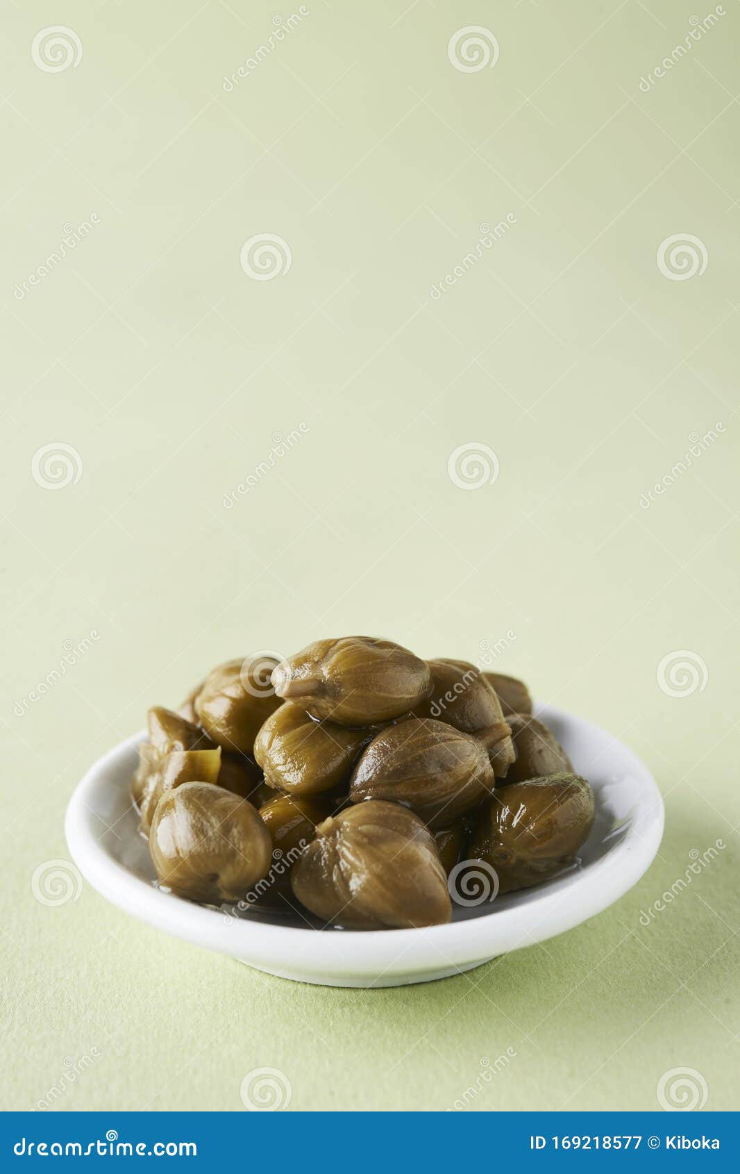 Pickled Flower Buds of Capers Stock Image Image of isolated, large