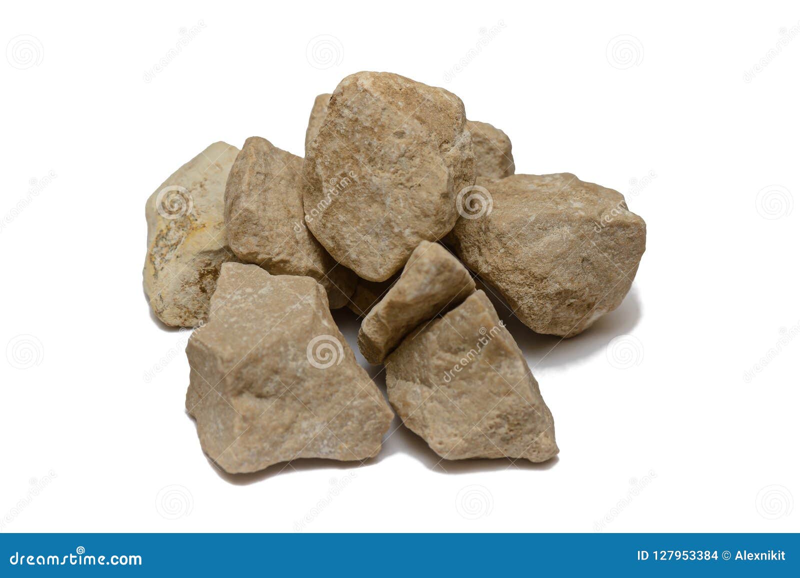 White Stones On Sunrise, Monagroulli Village, Cyprus RoyaltyFree Stock