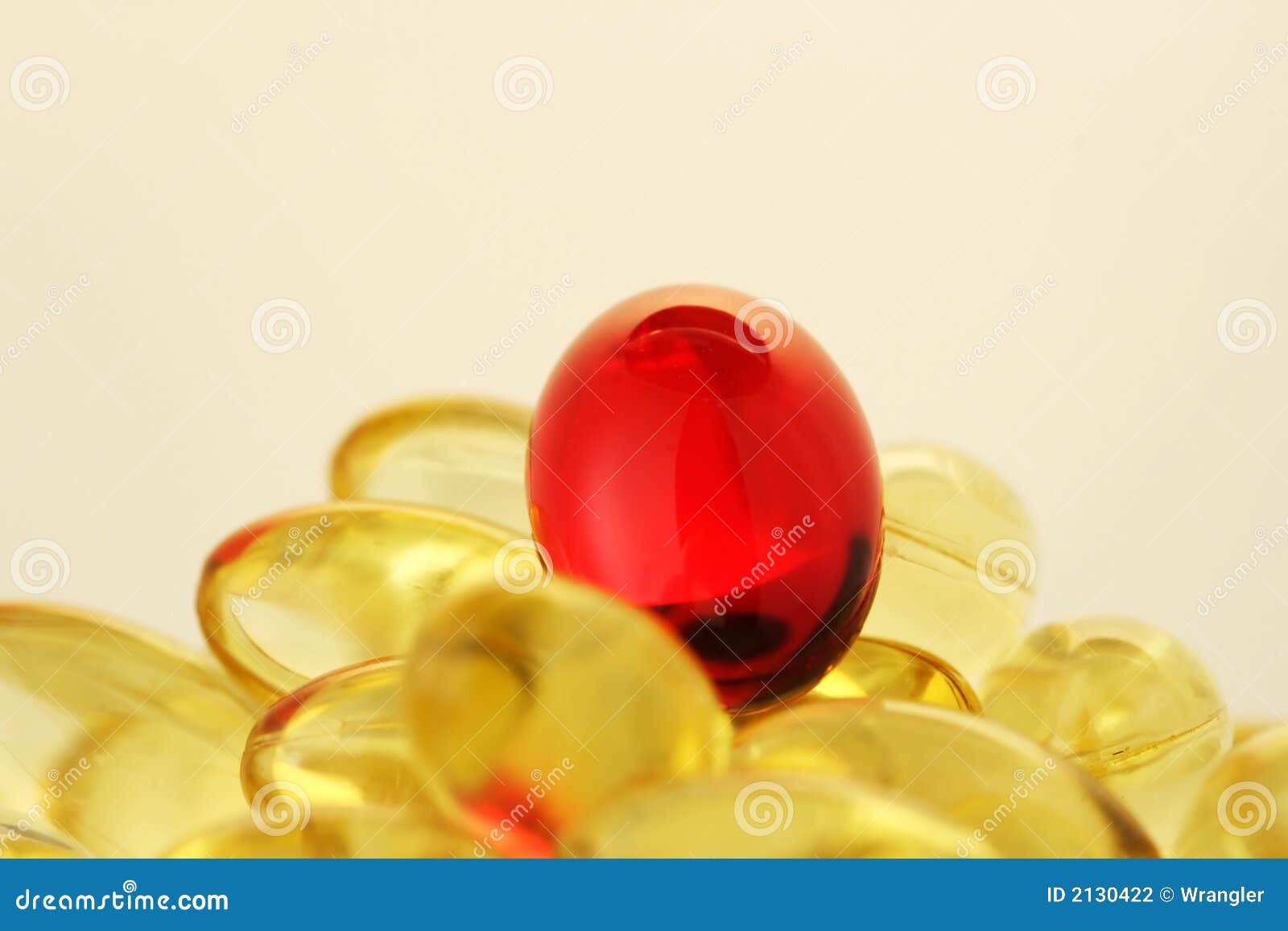 Heap of the Vitamin Capsules. Stock Photo Image of objects, allergy 2130422