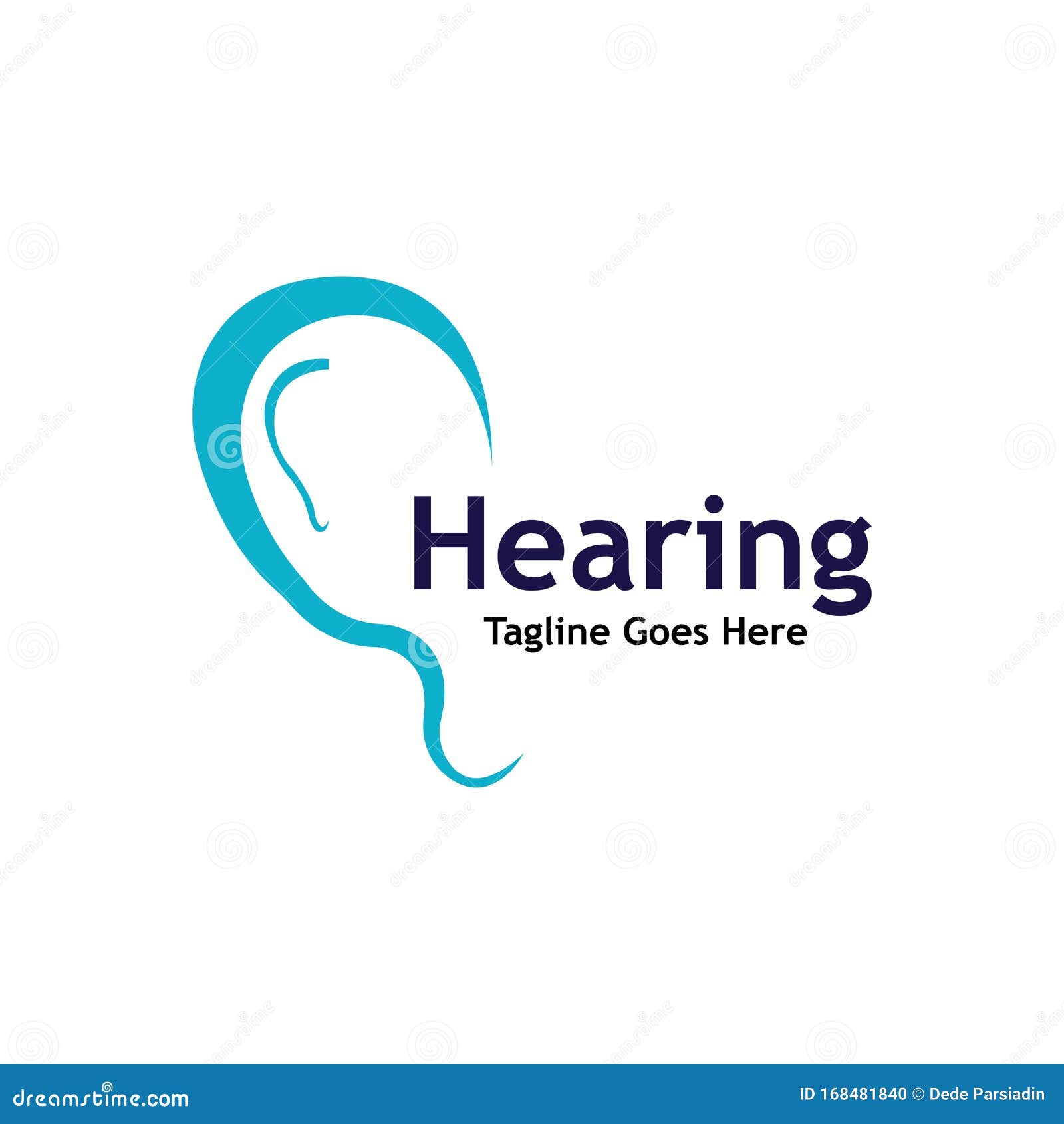 hearing logo template