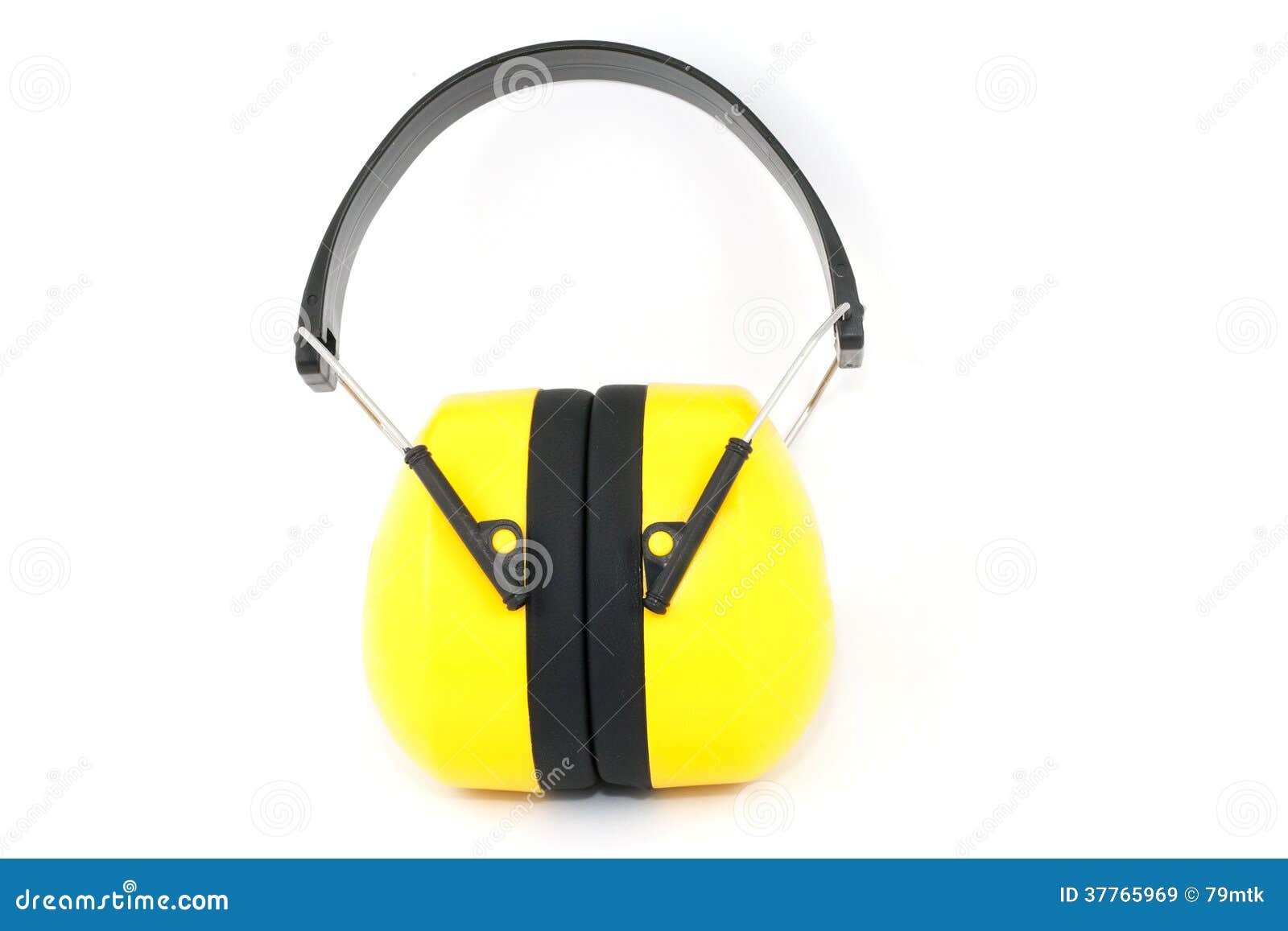 Hearing Protection Yellow Ear Muffs Stock Image Image of headphones, healthy 37765969