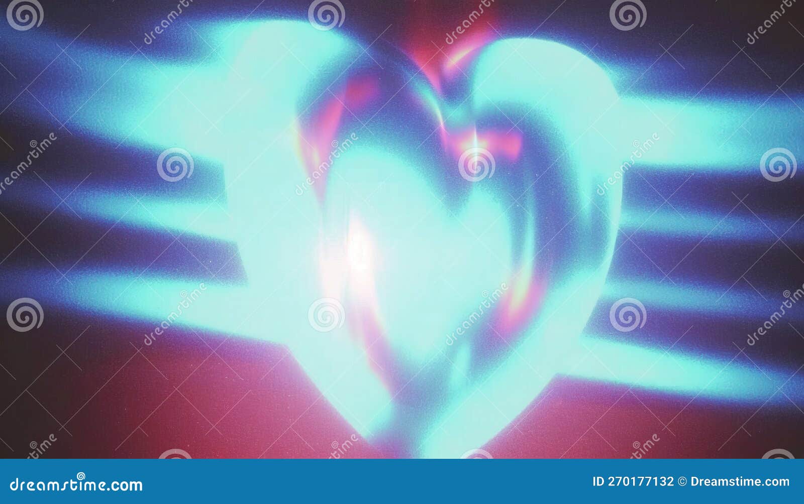 heart abstract lo-fi gradient background. psychic waves and digital noise. nostalgia, vintage, retro, 70s, 80s style. synthwave, c