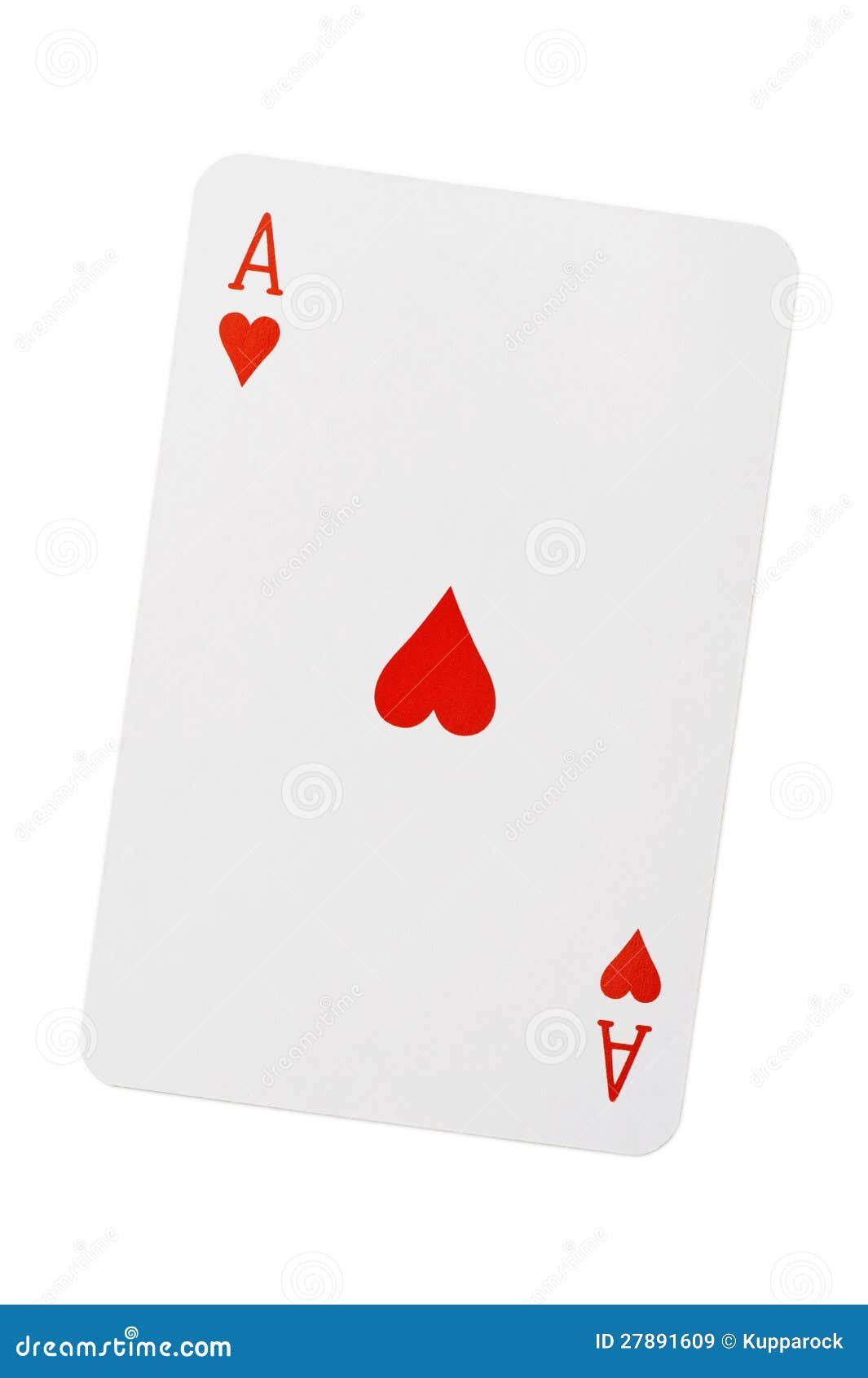 heart ace of playing card