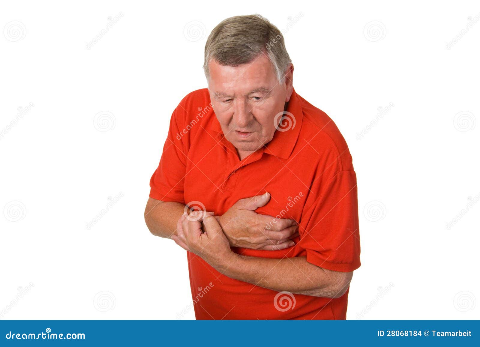 Heart attack stock photo. Image of grey, elderly, holding - 28068184