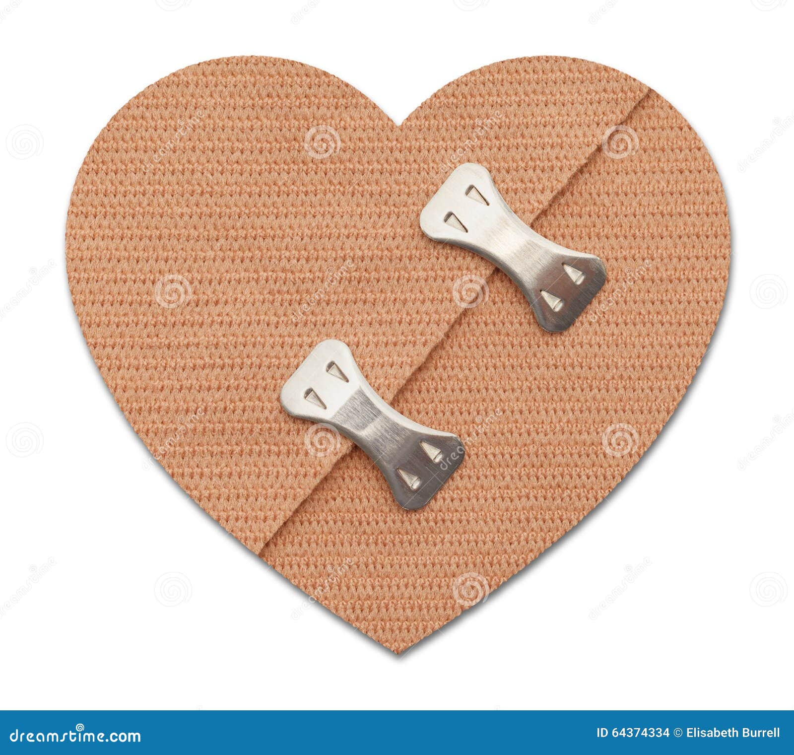 Heart Bandage stock photo. Image of backgrounds, macro 64374334