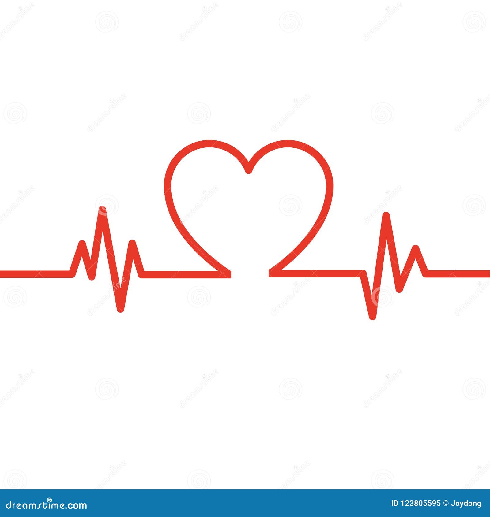 Heart Beat. Cardiogram. Cardiac Cycle. Medical Icon. Stock Vector ...