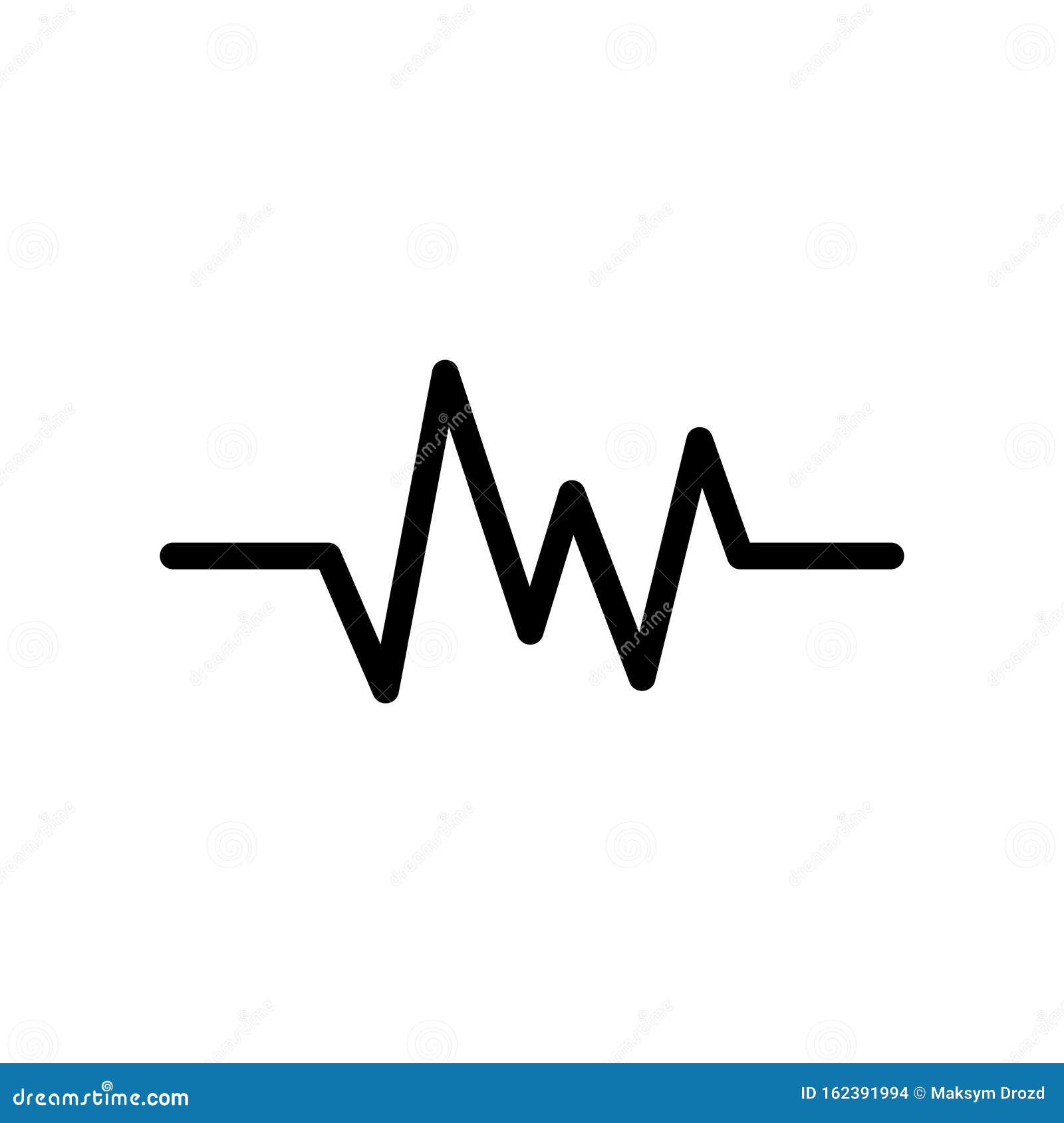 Heart Beat Pulse Icon Vector Illustration. Heart Beat Monitor Pulse Line  Art Vector Icon. Heartbeat Line Icon Vector Illustration. Stock Photo -  Image of diseases, love: 218054140