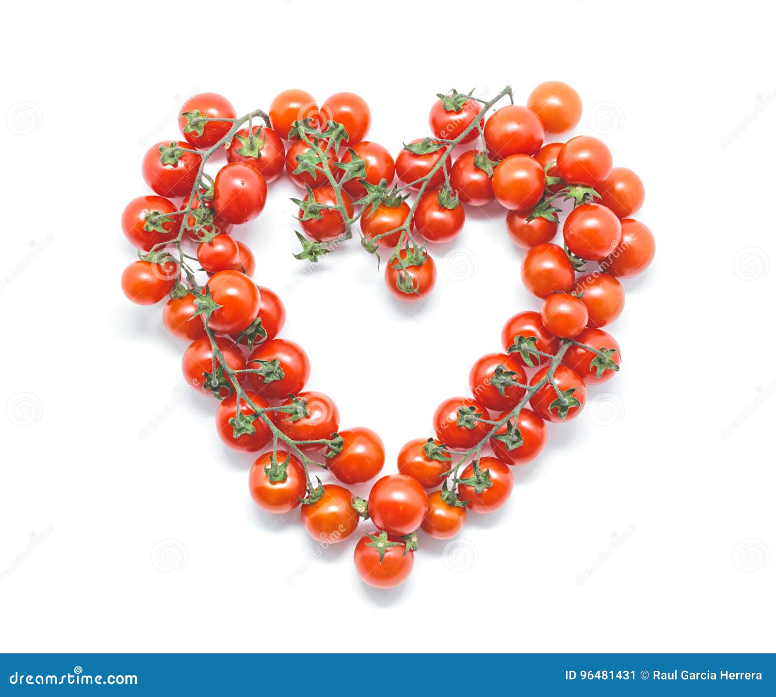 Heart of Cherry Tomatoes on White Background. Healthy Eating Concept Stock Image Image of