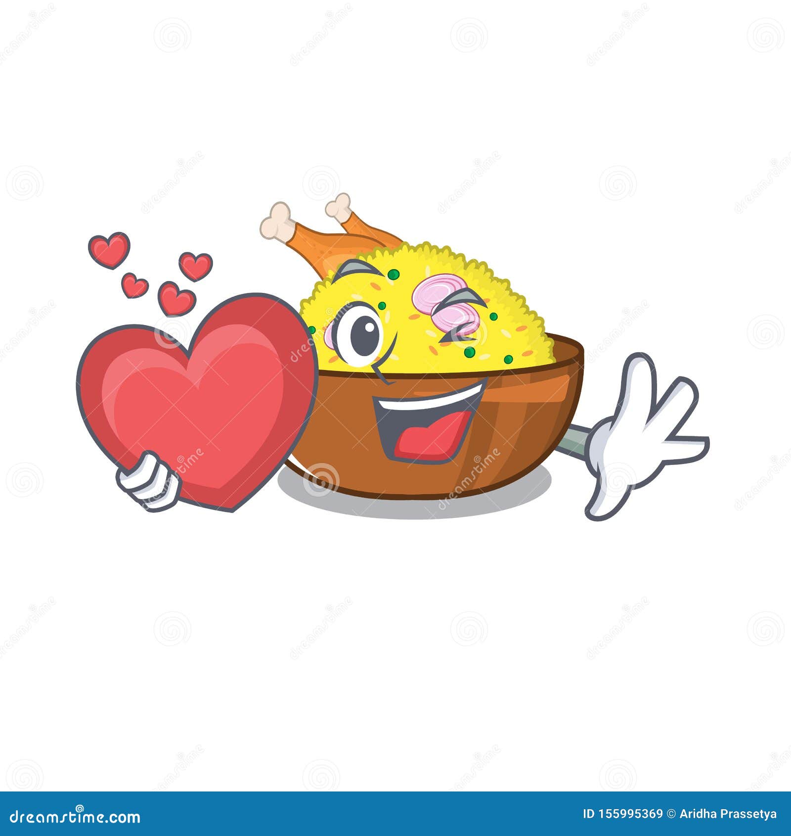 With Heart Chicken Biryani Isolated in the Mascot Stock Vector - Illustration of cartoon, amour: 155995369 With Heart Chicken Biryani Isolated in the Mascot Stock Vector - Illustration of cartoon, amour: 155995369