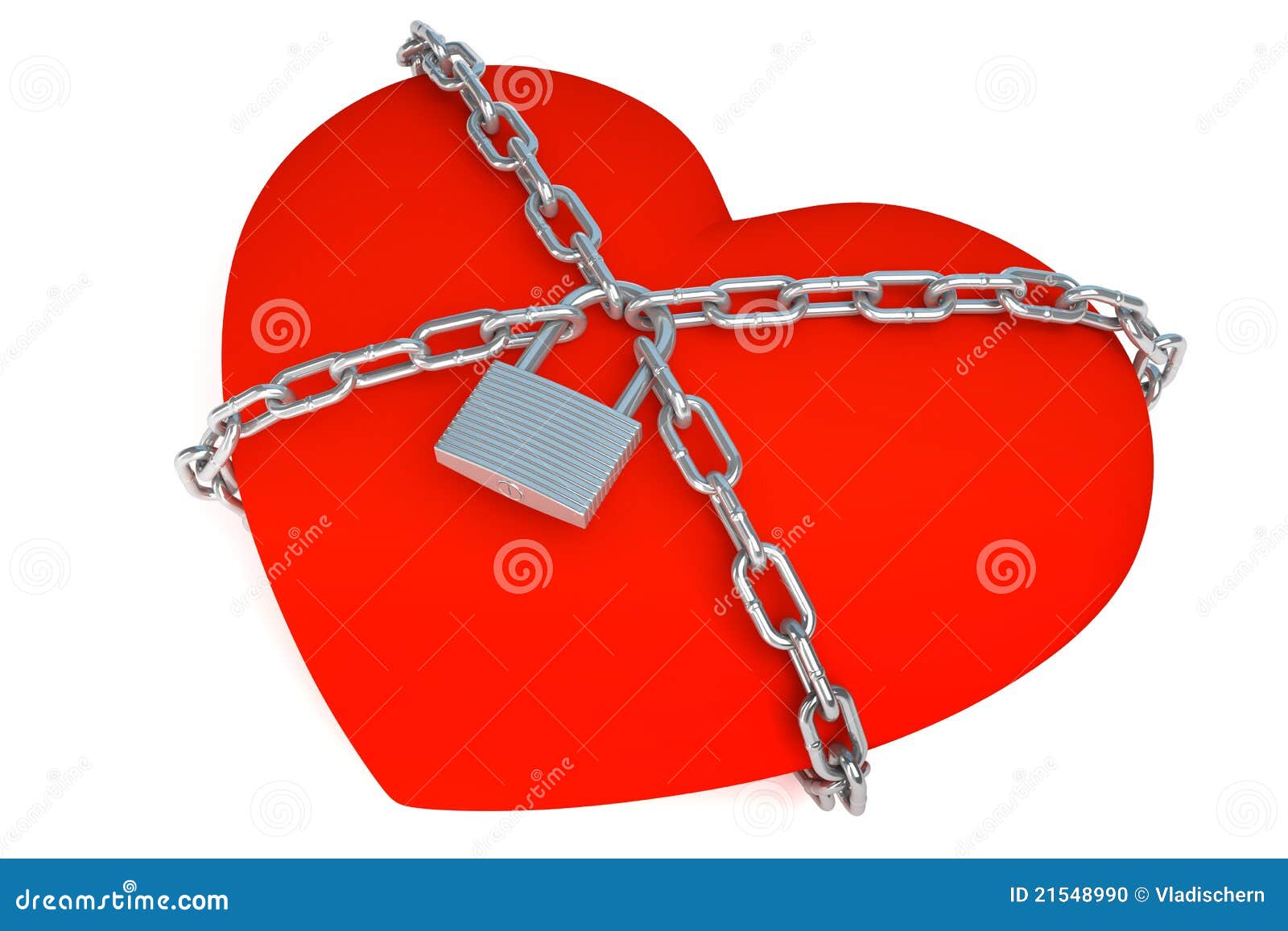 Heart is closed to lock stock illustration. Illustration of padlock