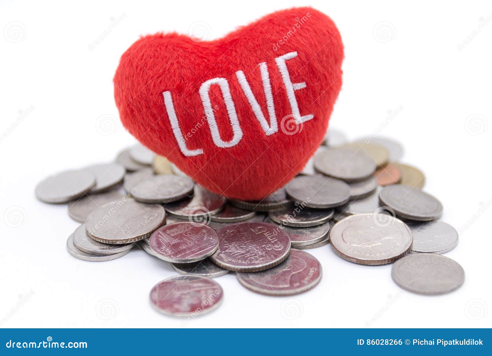 One Cent Coin Making A Red Heart Stock Photo - Download Image Now - Heart  Shape, Coin, Cut Out - iStock