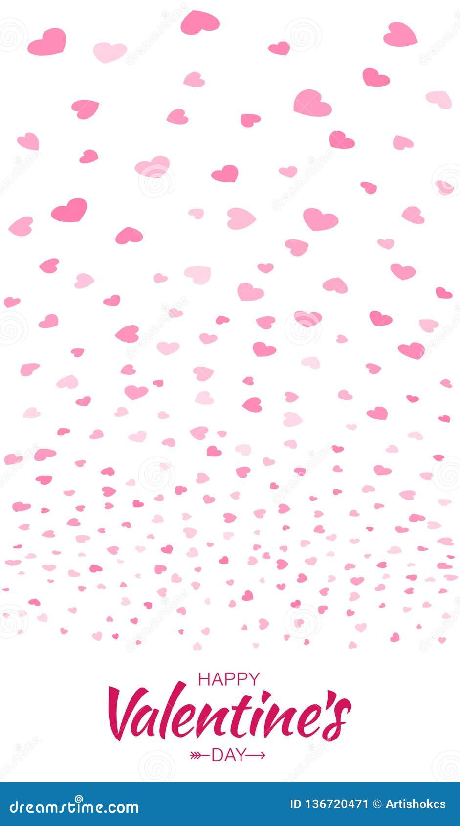 AOFOTO 10x10ft Valentines Day Backdrop Pink Hearts Striped Background Sweet Heart Bridal Shower Party Wedding Photography Fantasy Couples Kids Photoshoot Banner Portrait Photo Studio Props Vinyl 