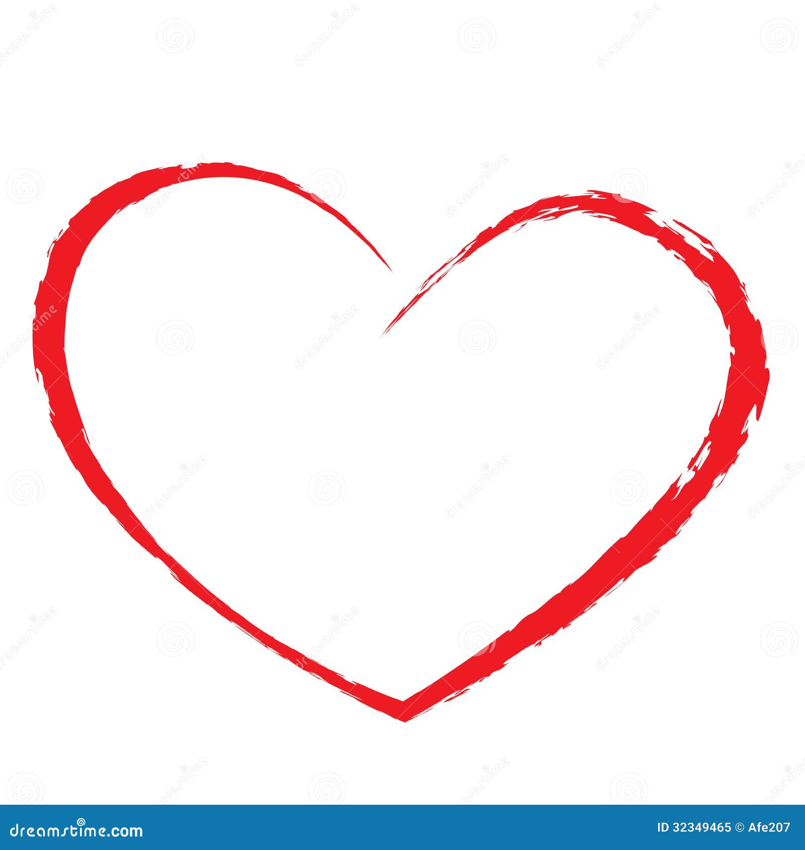 Heart Drawing Stock Vector Illustration Of Abstract 32349465