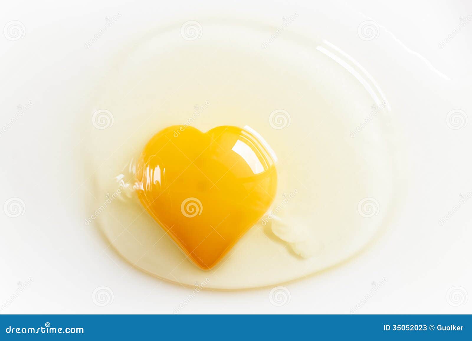 Heart Egg Yolk Stock Photos Image 35052023
