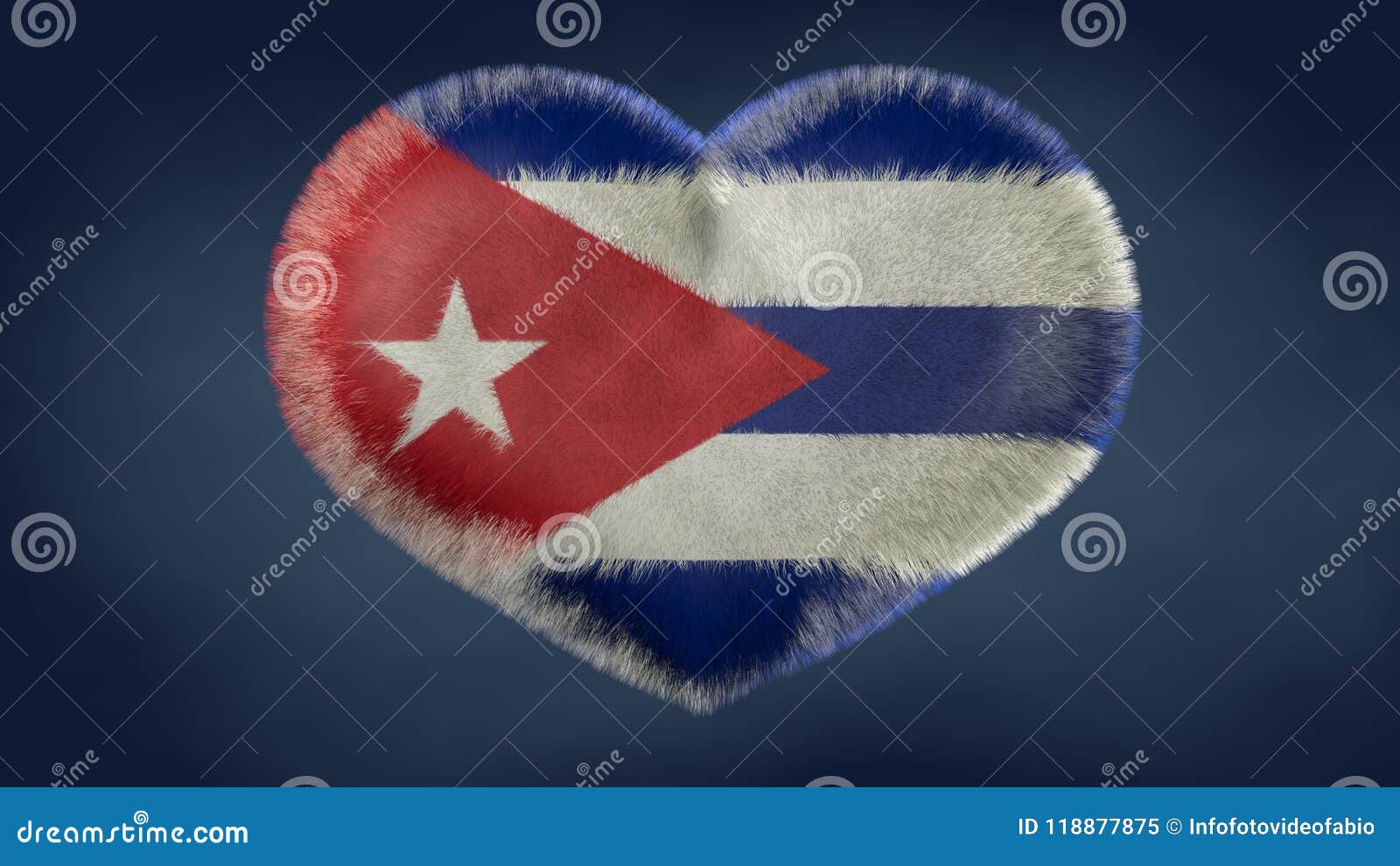 heart of the flag of cuba.