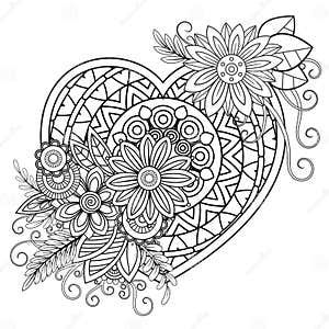 Adult Coloring Pages For Valentines Day