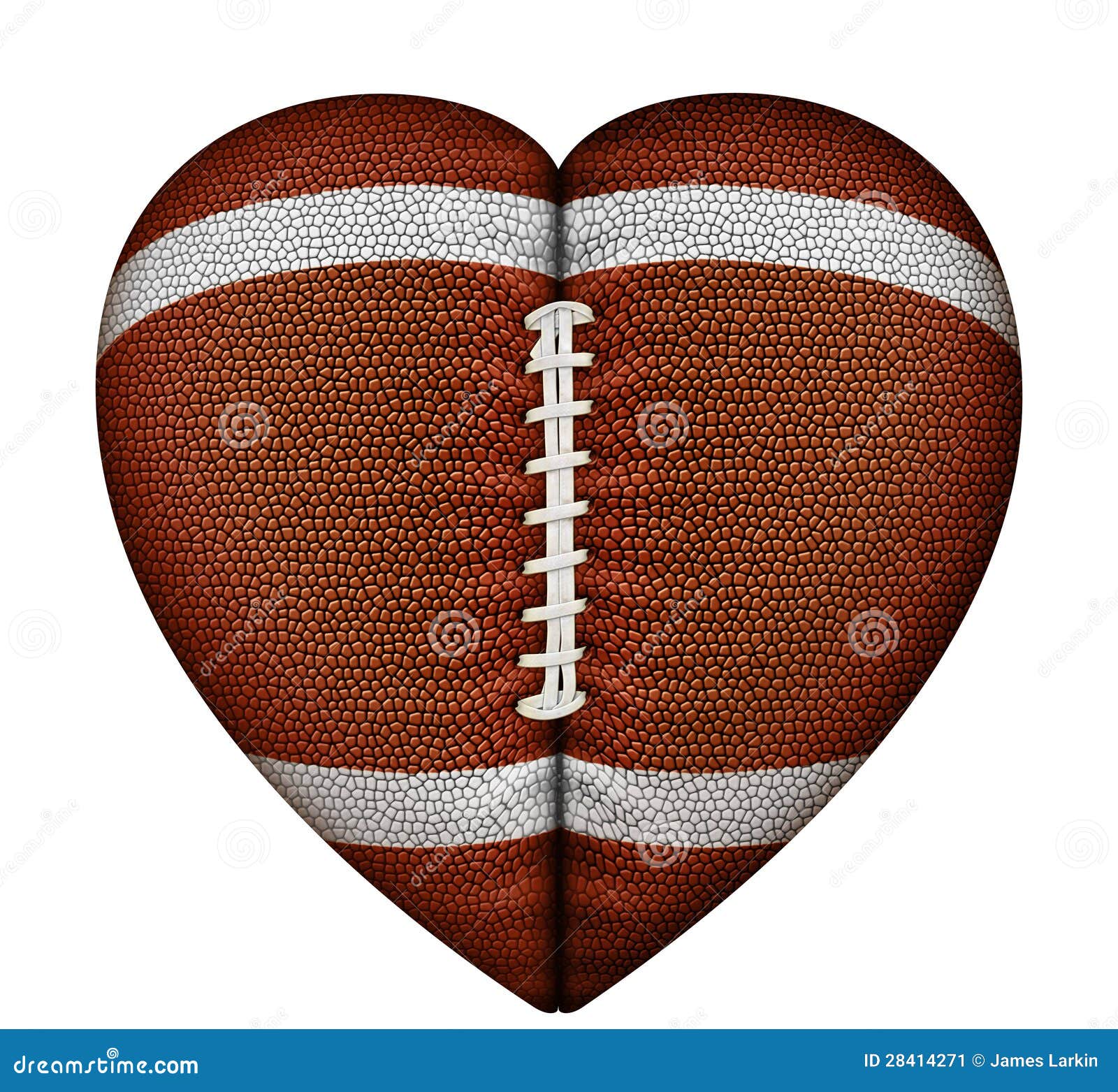 heart football