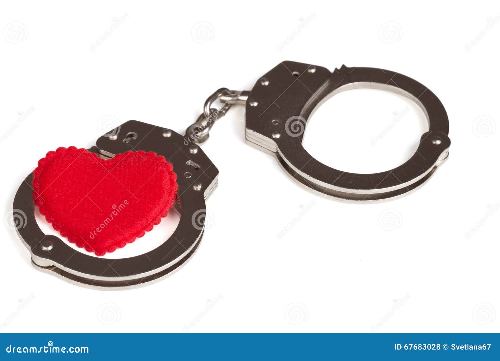 Heart in handcuffs stock photo. Image of life, marriage 67683028