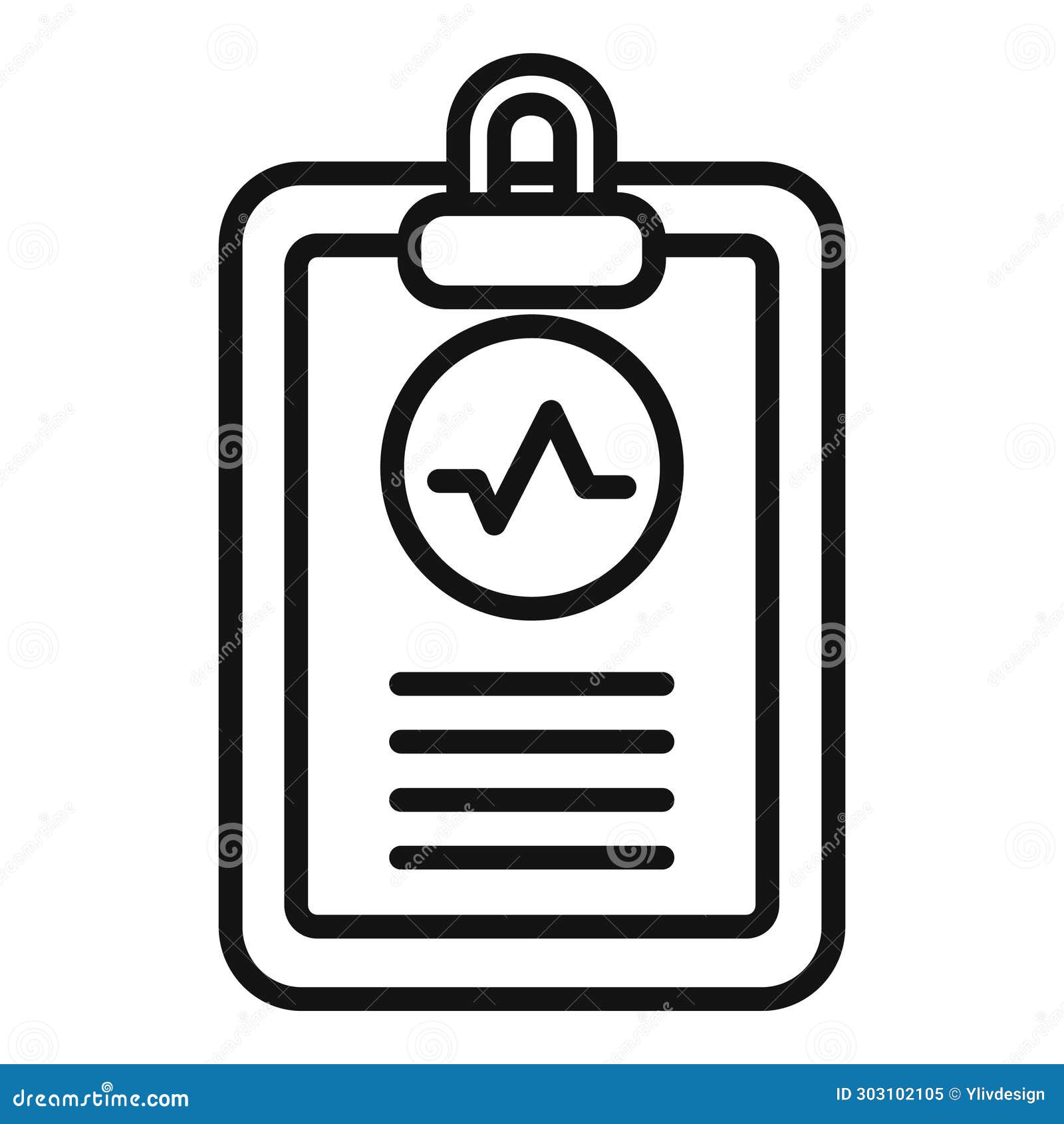 heart health clipboard icon outline . body female ailment