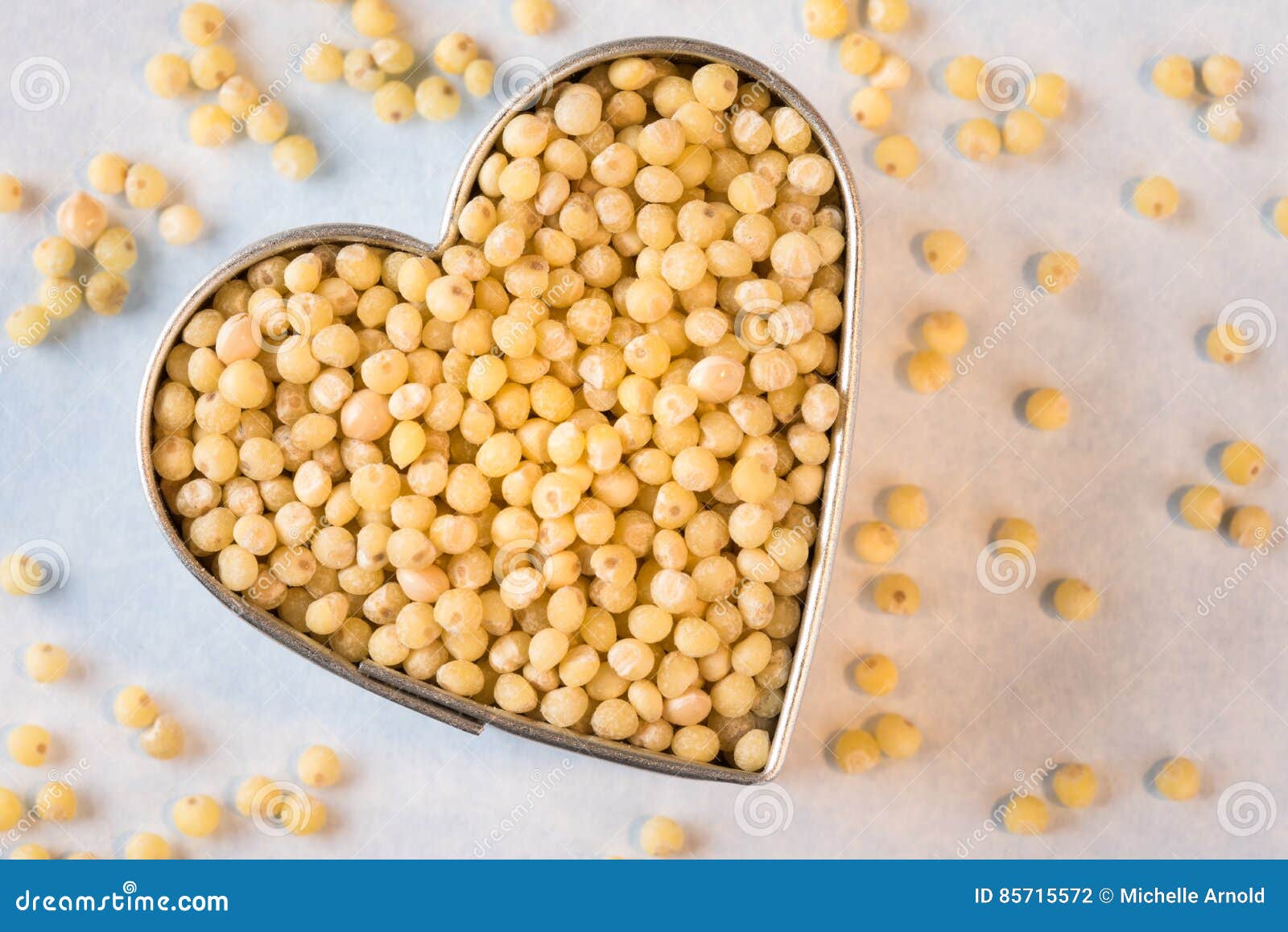 Dry Millet in a Heart Shape Stock Photo Image of dried, cuisine 85715572
