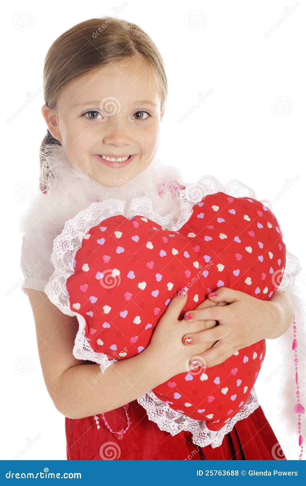 Heart Hugger stock photo. Image of fluffy, child, beautiful - 25763688