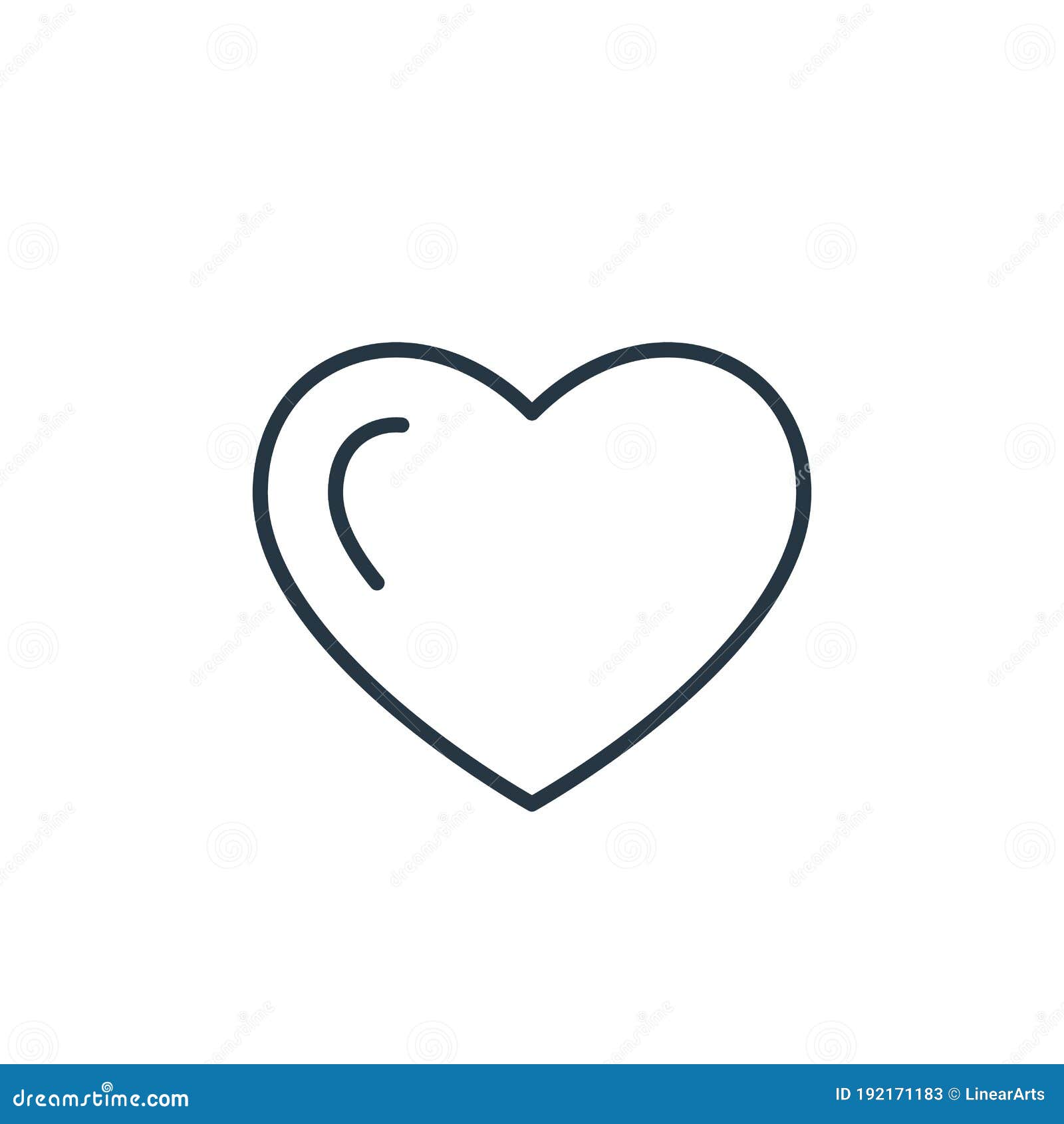 Heart Icon Vector From E Commerce Concept Thin Line Illustration Of Heart Editable Stroke Heart Linear Sign For Use On Web And Stock Vector Illustration Of Holiday Valentine