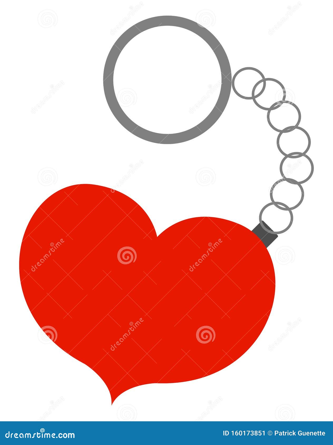 Download Heart Keychain, Illustration, Vector Stock Vector ...