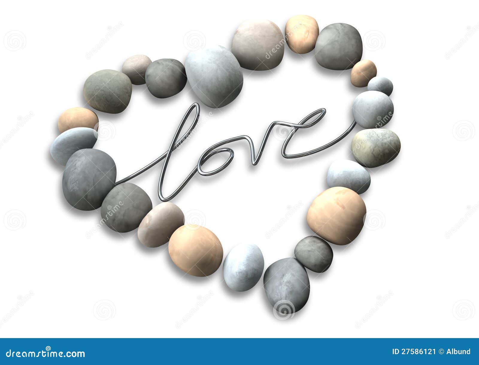 Heart Love Stones stock illustration. Illustration of bent 27586121