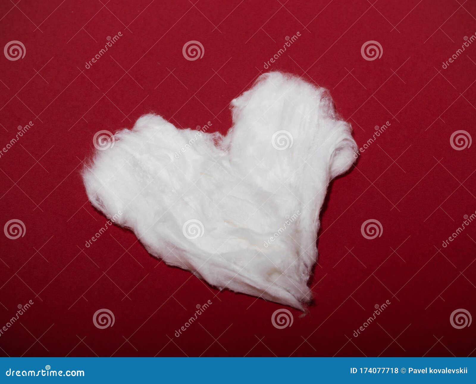 Heart Made of Wool. Blank for Designers. Medicine Stock Photo - Image of banner, handmade: 174077718