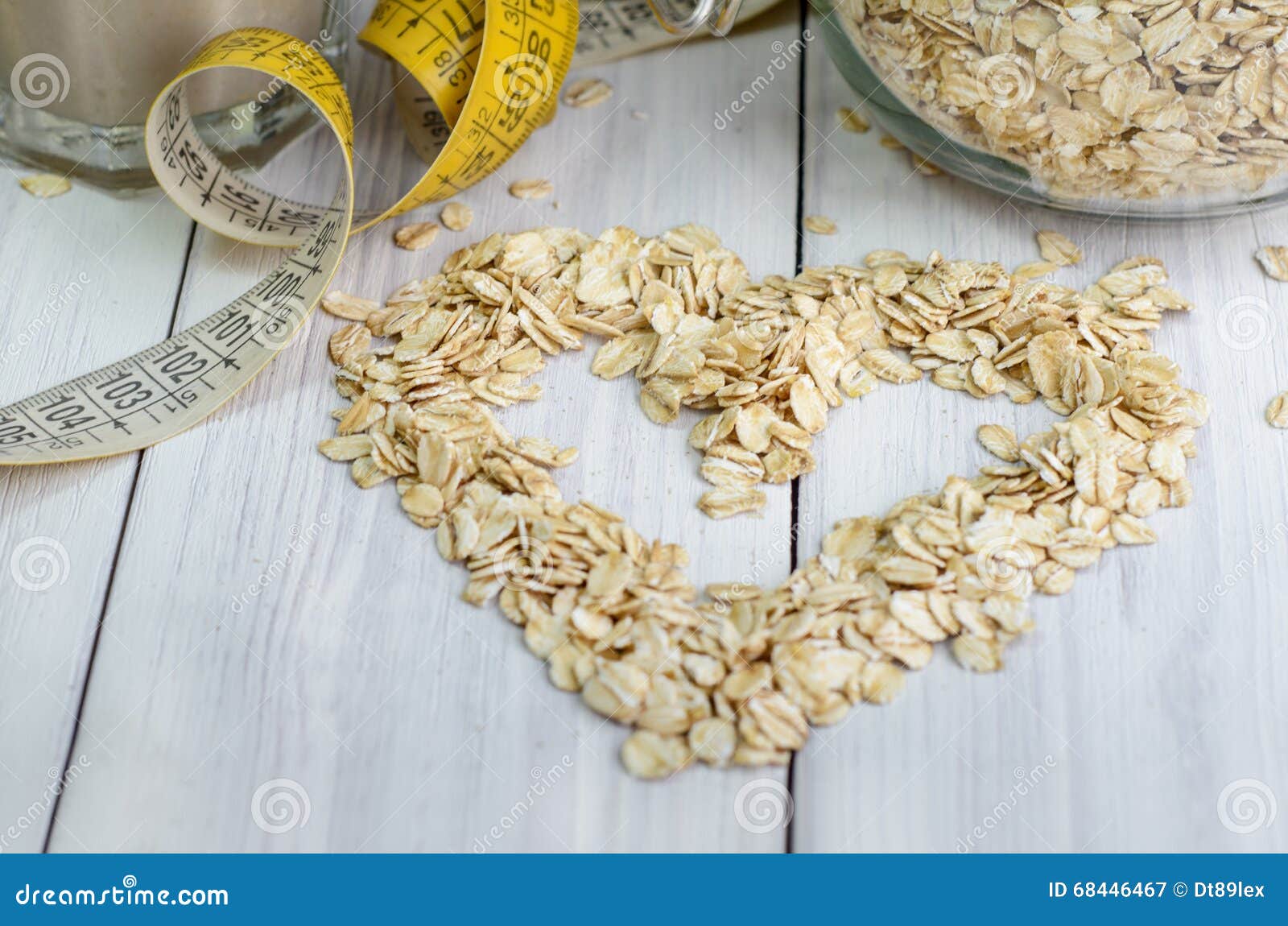 Heart from oatmeal stock image. Image of banana, milkshake 68446467