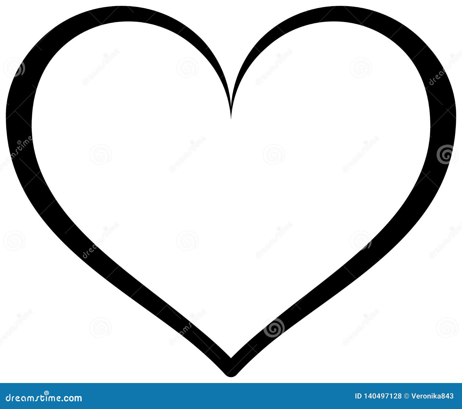 Heart outline images 164076-Heart shape outline images