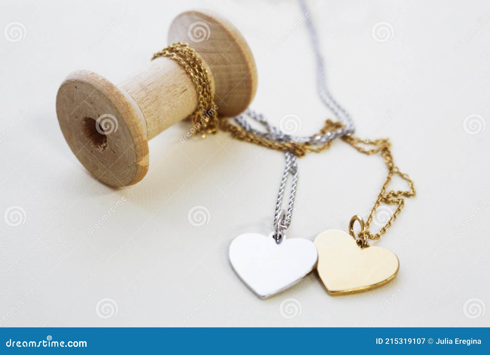 Jewelry reel stock image. Image of silver, background 215319107