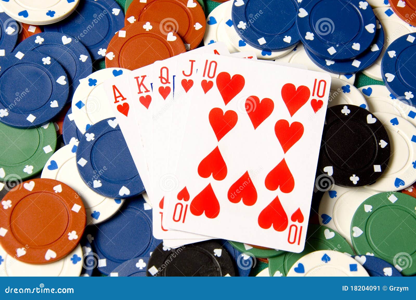 Heart poker stock image. Image of leisure, lucky, heart 18204091