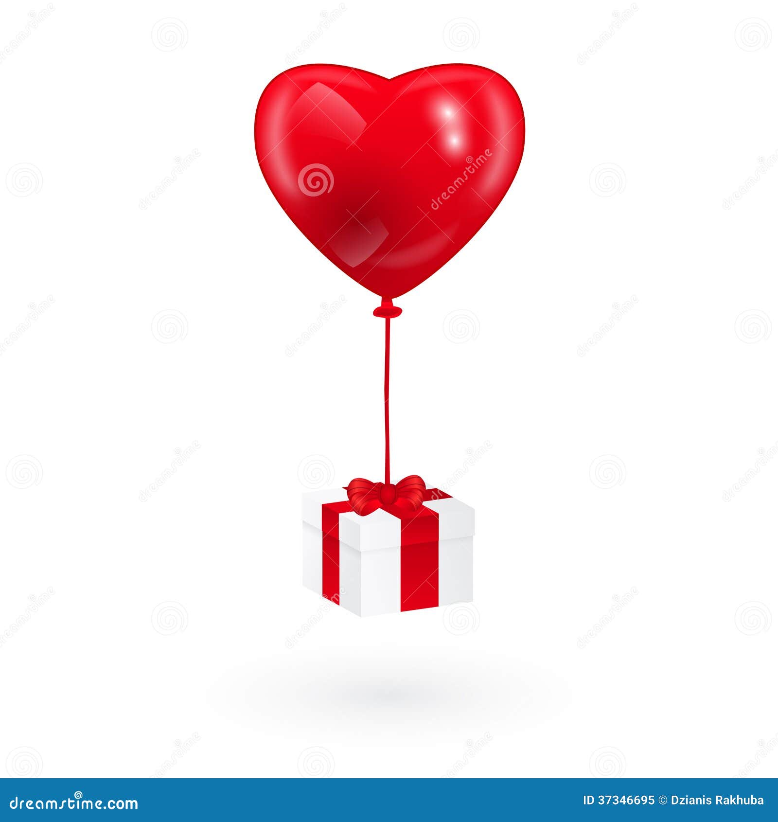 Heart present stock vector. Illustration of decoration 37346695